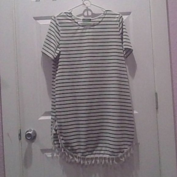Striped T-shirt Dress from SHEIN - Picture 1 of 4